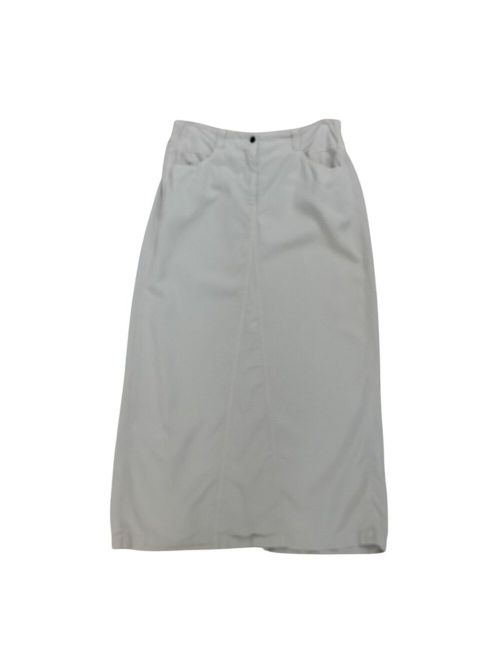 Monterey Bay Womens 8 Beige Tencel Midi Skirt With Pockets